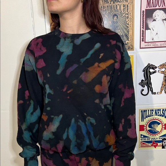 Sweaters - Multicolor Tie-Dye Women's Sweater and Pants